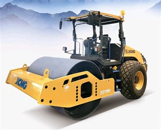 Popolnoma hidravlični enobobenski vibracijski valjar